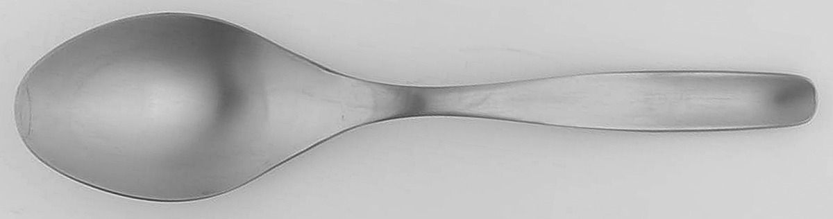 Vault (Stainless-Matte) Tablespoon (Serving Spoon) by Gourmet Settings-1