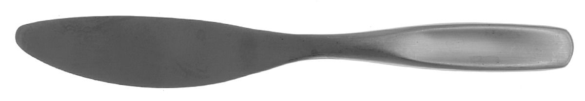 Vault (Stainless-Matte) Flat Handle Butter Spreader by Gourmet Settings-1
