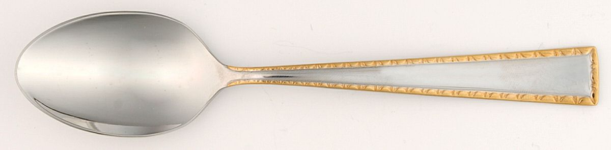 Golden Criteria (Stainless) Place/Oval Soup Spoon by Gorham Silver-1