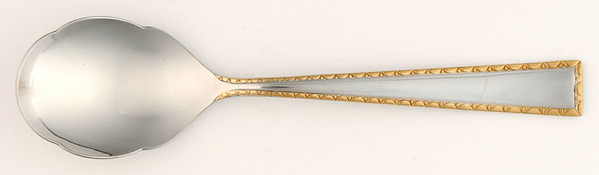 Golden Criteria (Stainless) Sugar Spoon by Gorham Silver-1