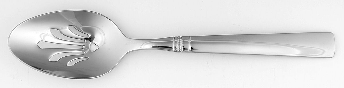 Council (Stainless) Pierced Tablespoon (Serving Spoon) by Gorham Silver-1
