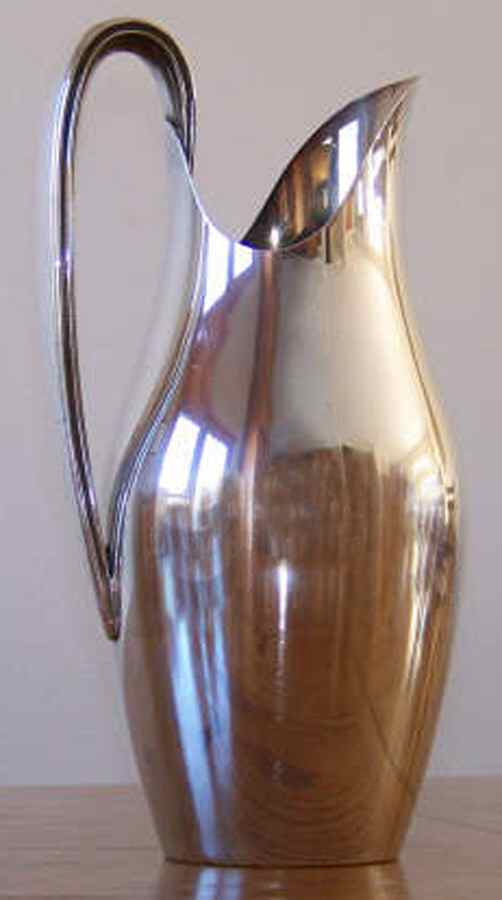 YC888 (Silverplate, Hollowware) Silverplate Water Pitcher by Gorham Silver-1