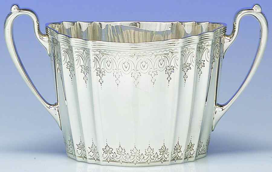 6772 (Sterling, Hollowware) Mini Open Sugar Bowl by Graff Washbourn & Dunn-1