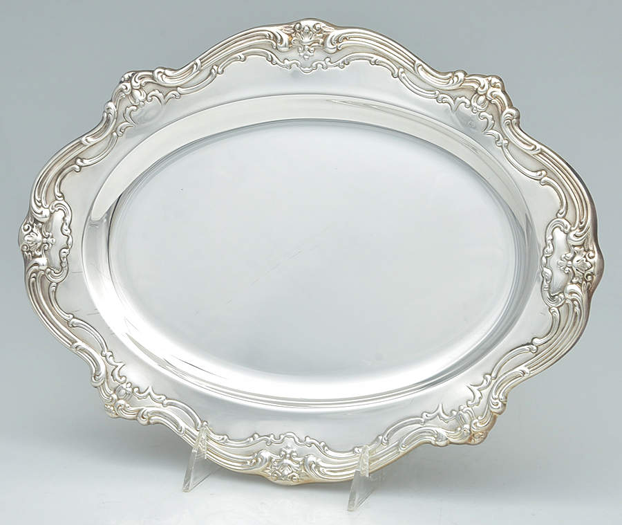 Chantilly (Slvp, Hollowware, Newer) 13" Oval Tray by Gorham Silver-1