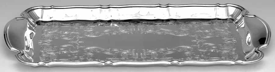 Chantilly (Slvp, Hollowware, Newer) 18" Bread Tray by Gorham Silver-1