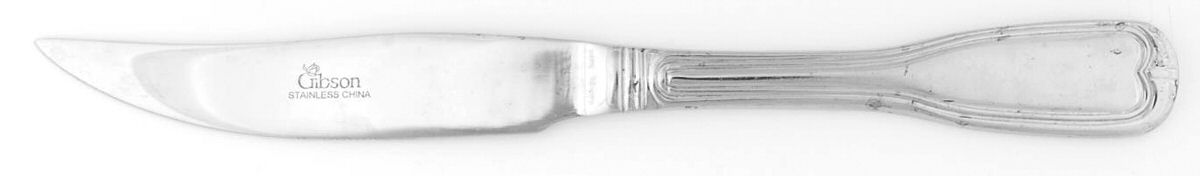 GIA19 (Stainless) Individual Solid Handle Steak Knife by Gibson-1