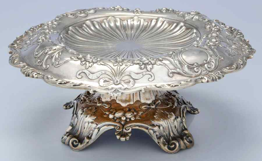 A1751 (Sterling, Hollowware) Sterling Compote by Gorham Silver-1