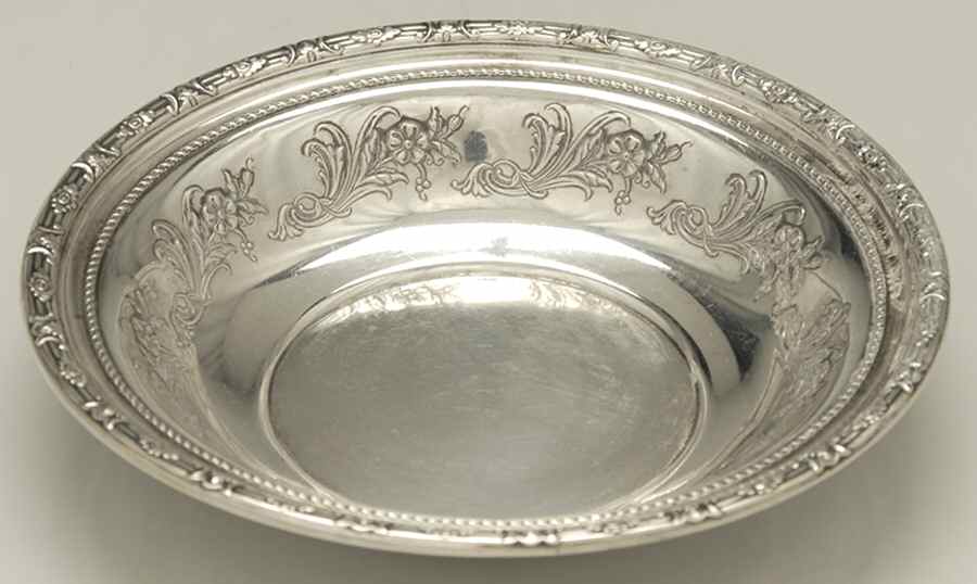 898 (Sterling, Hollowware) 6" Bon Bon Bowl by Gorham Silver-1