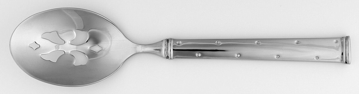Solar (Stainless) Pierced Tablespoon (Serving Spoon) by Godinger-1