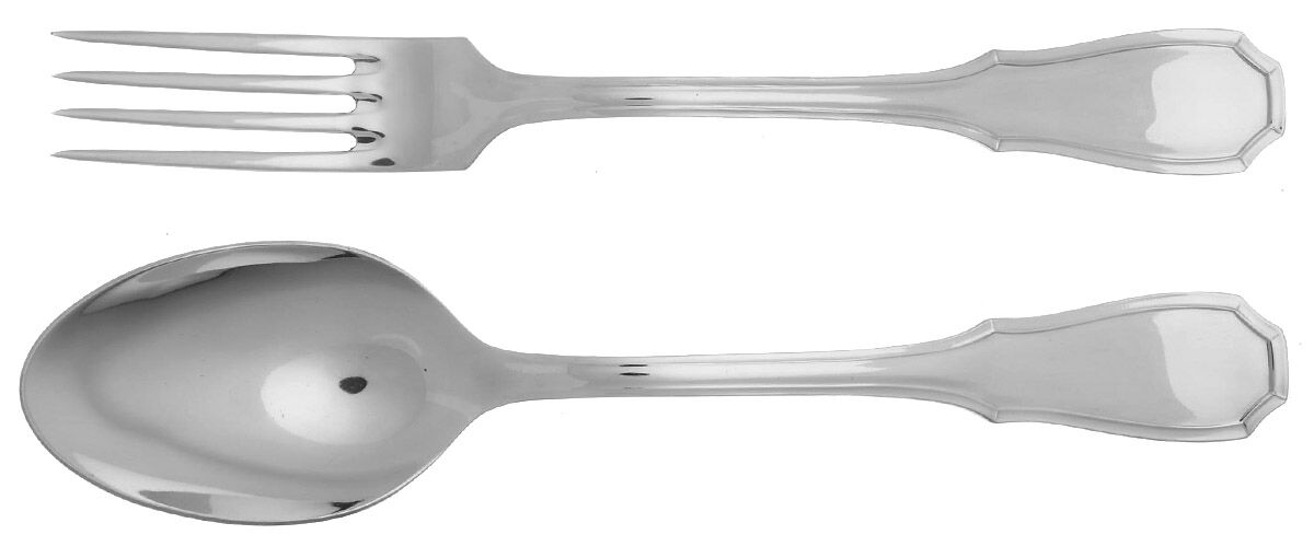 Sonate (Stainless, Glossy) Solid Serving Set by Guy Degrenne-1