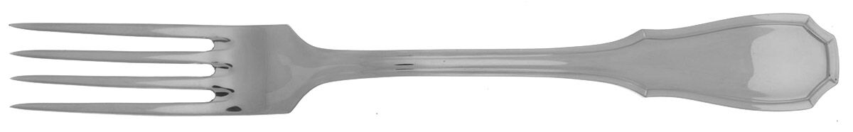 Sonate (Stainless, Glossy) Solid Serving Fork by Guy Degrenne-1