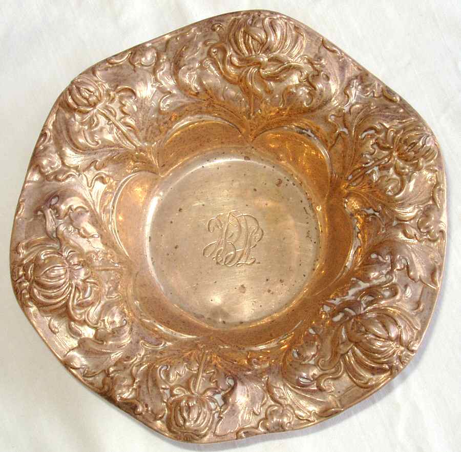A3974 (Sterling, Hollowware) 5" Bon Bon Bowl by Gorham Silver-1