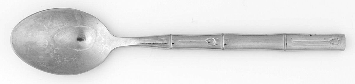 Nepal (Stainless) Place/Oval Soup Spoon by Gibson-1