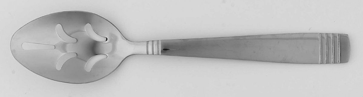 Palmore (Stainless) Pierced Tablespoon (Serving Spoon) by Gibson-1