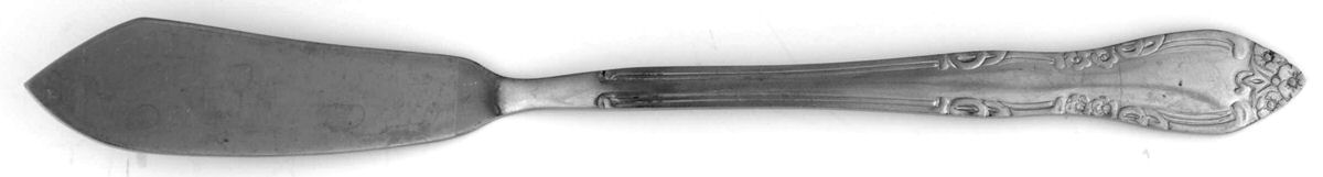Abbie (Stainless) Flat Handle Master Butter Knife by Gibson-1