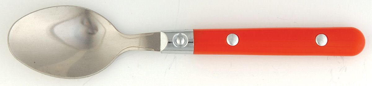 Casual Living-Red (Stainless, Plastic) Teaspoon by Gibson-1