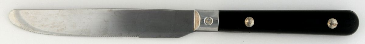 Casual Living-Black (Stainless, Plastic) New French Solid Knife by Gibson-1