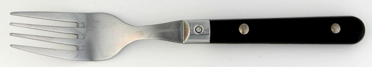 Casual Living-Black (Stainless, Plastic) Fork by Gibson-1