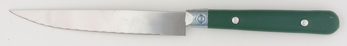 Casual Living-Hunter (Stainless, Plastic) Individual Solid Handle Steak Knife by Gibson-1