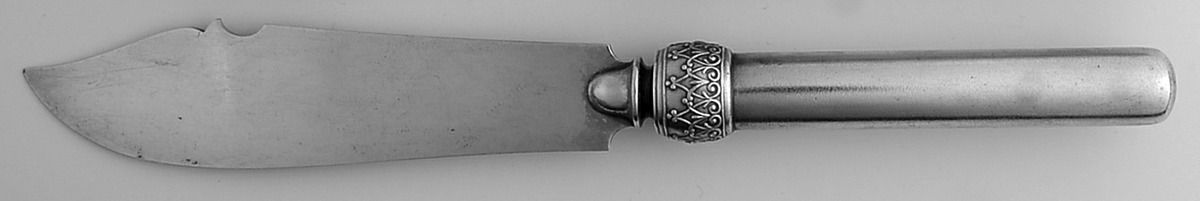 GS86 (Silverplate) Individual Fish Knife with Silverplate Blade by Gorham Silver-1