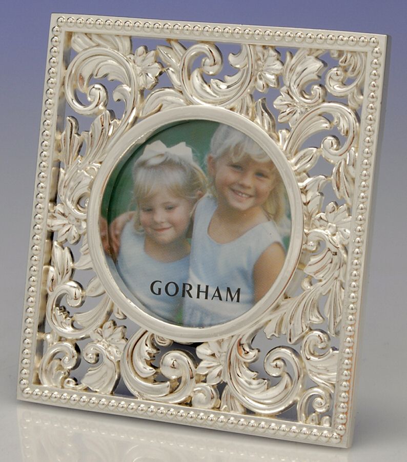 Classic (Hollowware) Picture Frame (Holds Round 2" Picture) by Gorham Silver-1