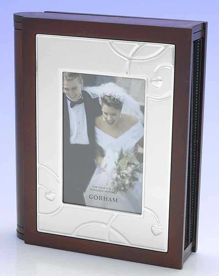 Amore (Silverplate, Hollowware) Bookshelf Photo Album by Gorham Silver-1
