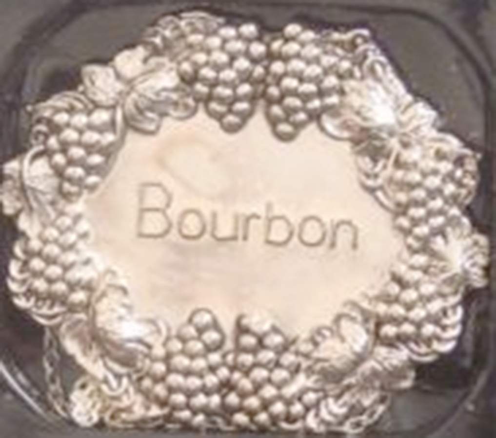 Grape (Silverplate, Hollowware) Decanter Label by Godinger-1