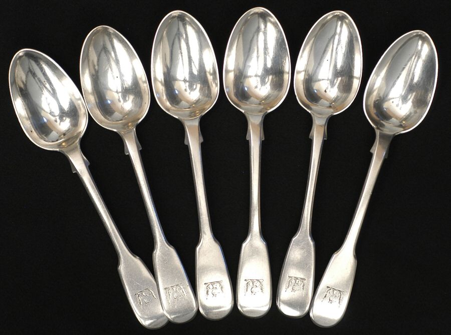 GWA4 (Sterling) Teaspoon - Set of 6 by George William Adams-1