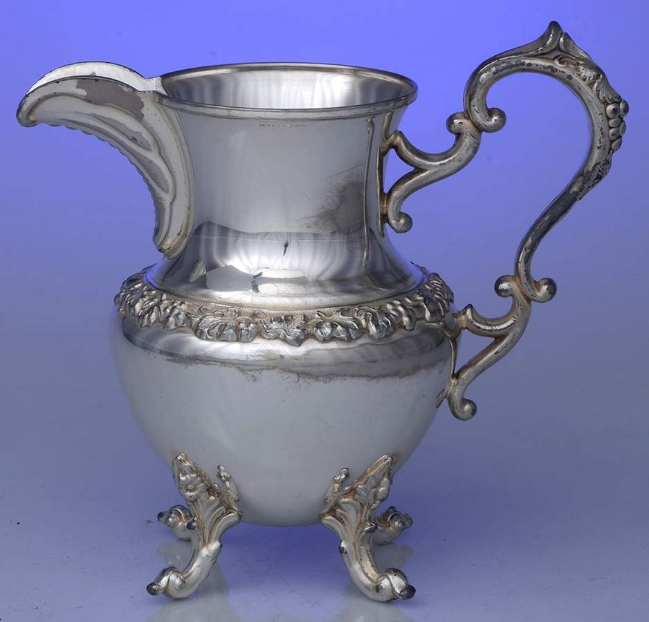 GDS1 (Silverplate, Hollowware) Creamer by Goldfeder Silver Co-1