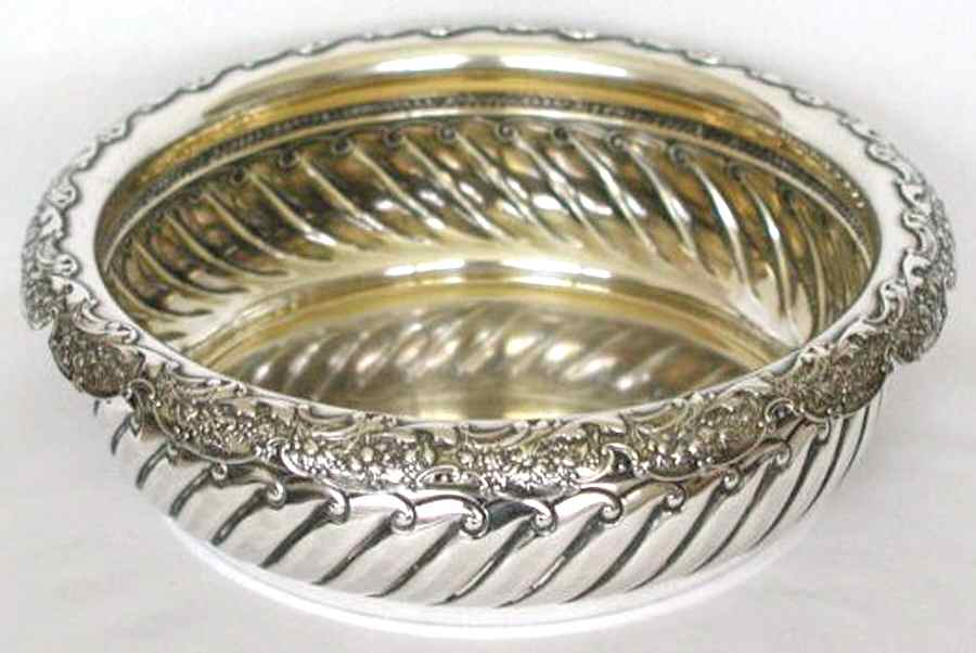 3345 (Sterling, Hollowware) Wine Bottle Coaster by Gorham Silver-1