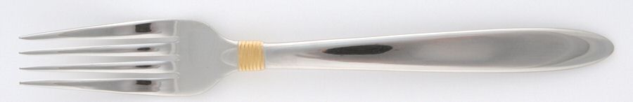 Narragansett Gold (Stnls, No Wings) Fork by Gorham Silver-1