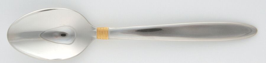 Narragansett Gold (Stnls, No Wings) Place/Oval Soup Spoon by Gorham Silver-1