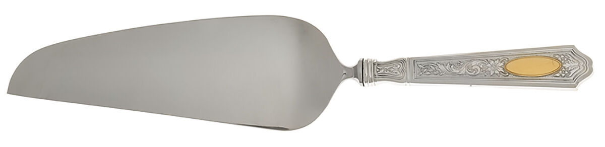 Golden St. Dunstan (Sterling) Pie & Cake Server with Stainless Blade by Gorham Silver-1