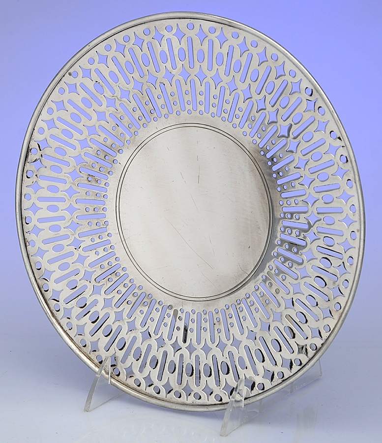 6028A (Sterling, Hollowware) 9" Sandwich Plate by Gorham Silver-1
