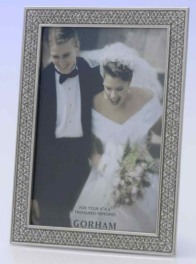 Razzle Dazzle (Silverplate, Hollowware) Frame-Holds 4" X 6" by Gorham Silver-1