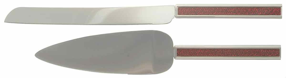 Razzle Dazzle (Silverplate, Hollowware) 2 Piece Cake Serving Set (CAKSL1 & CAKST1) by Gorham Silver-1