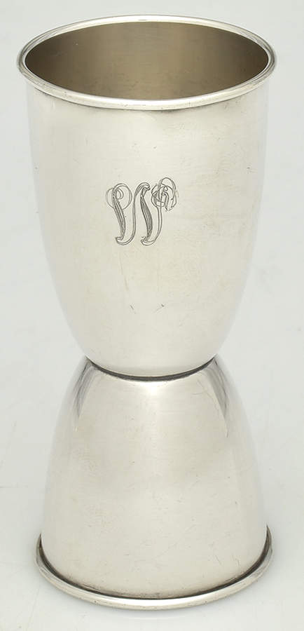 339 (Sterling, Hollowware) Double Jigger No Handle by Gorham Silver-1