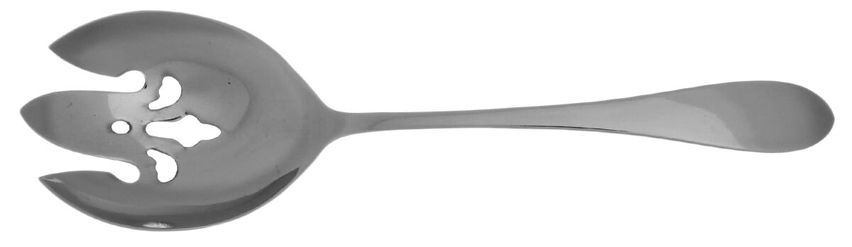 Meredith II (Stainless) Solid Salad Serving Fork by Gorham Silver-1