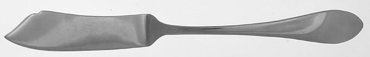 Meredith II (Stainless) Flat Handle Master Butter Knife by Gorham Silver-1