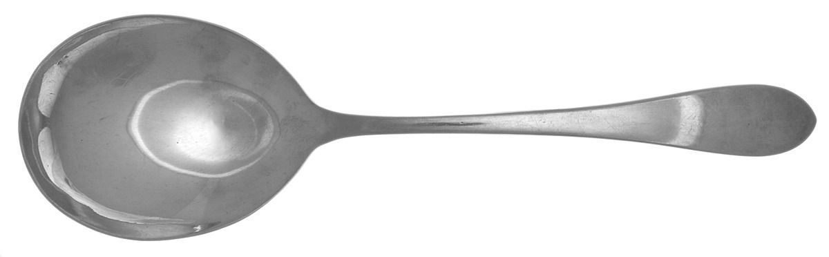 Meredith II (Stainless) Solid Salad Serving Spoon by Gorham Silver-1