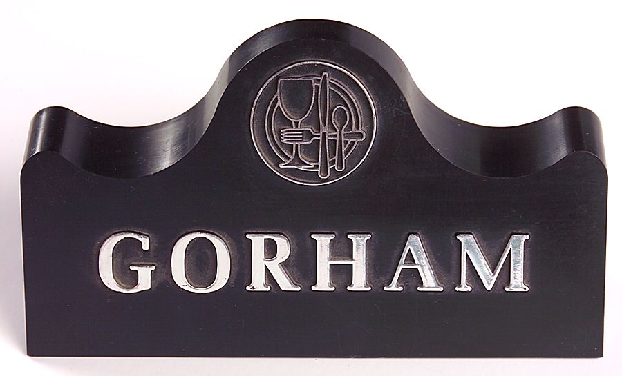 Advertising Signs Plastic Advertising Sign by Gorham Silver-1