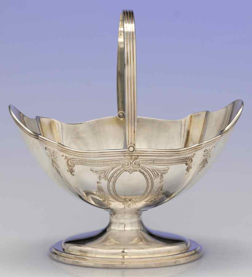 Plymouth-Engraved (Sterling, Hollowware, A2311) Demi Sugar Bowl by Gorham Silver-1