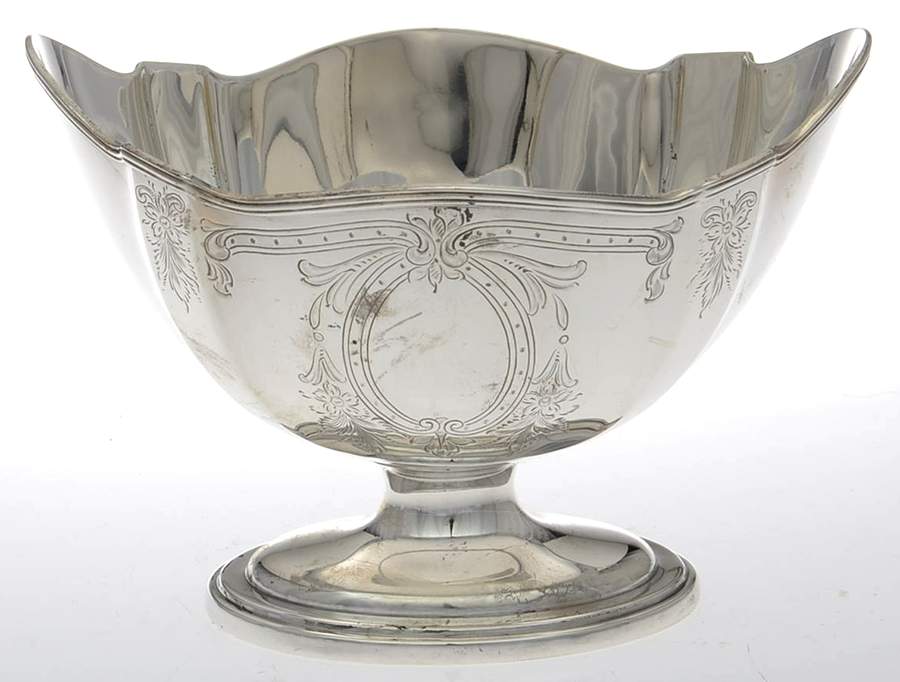 Plymouth-Engraved (Sterling, Hollowware, A2311) Waste Bowl by Gorham Silver-1
