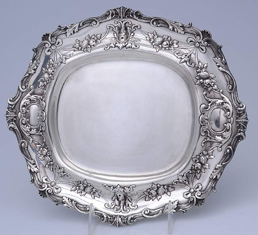 A1760 (Sterling, Hollwware) Small Tureen Underplate by Gorham Silver-1