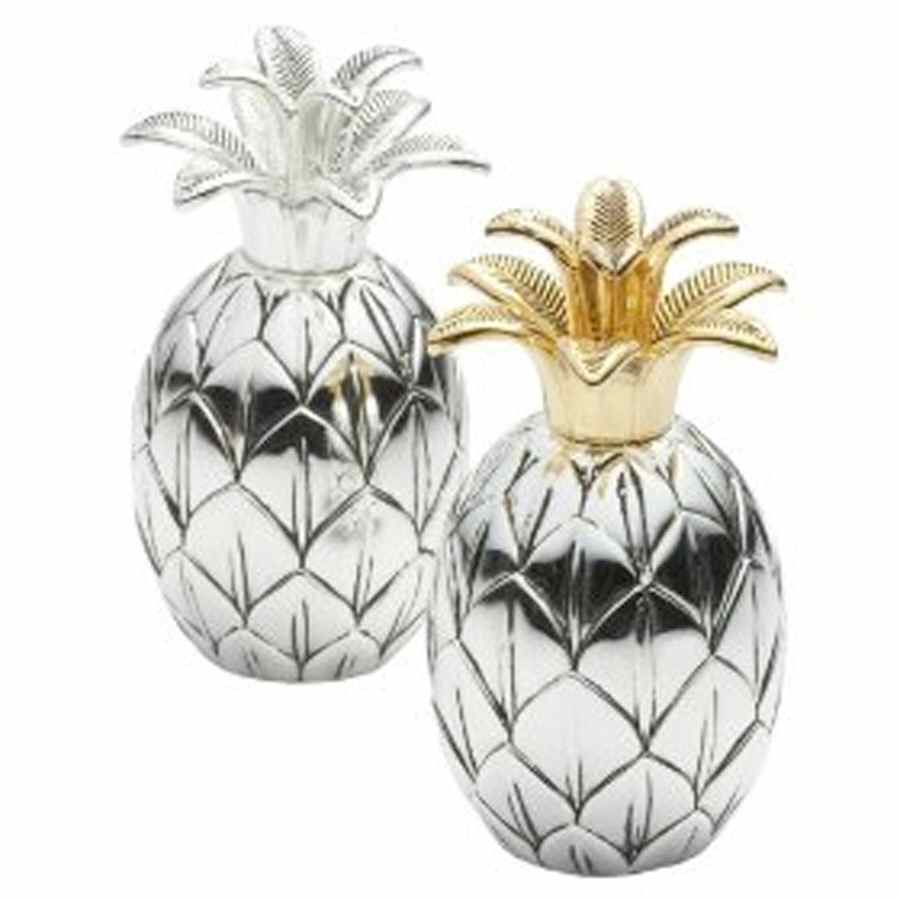 Pineapple (Silverplate, Hollowware) Salt and Pepper Set by Godinger-1