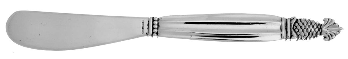 Pineapple (Silverplate) Pate Knife by Godinger-1