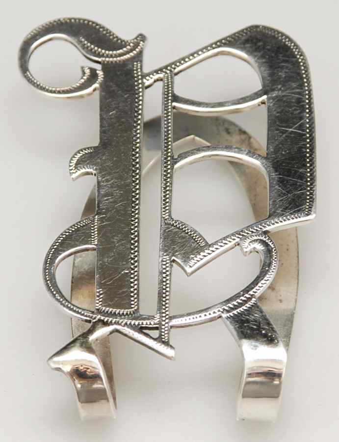 1510B (Sterling, Hollowware) Napkin Clip by Gorham Silver-1