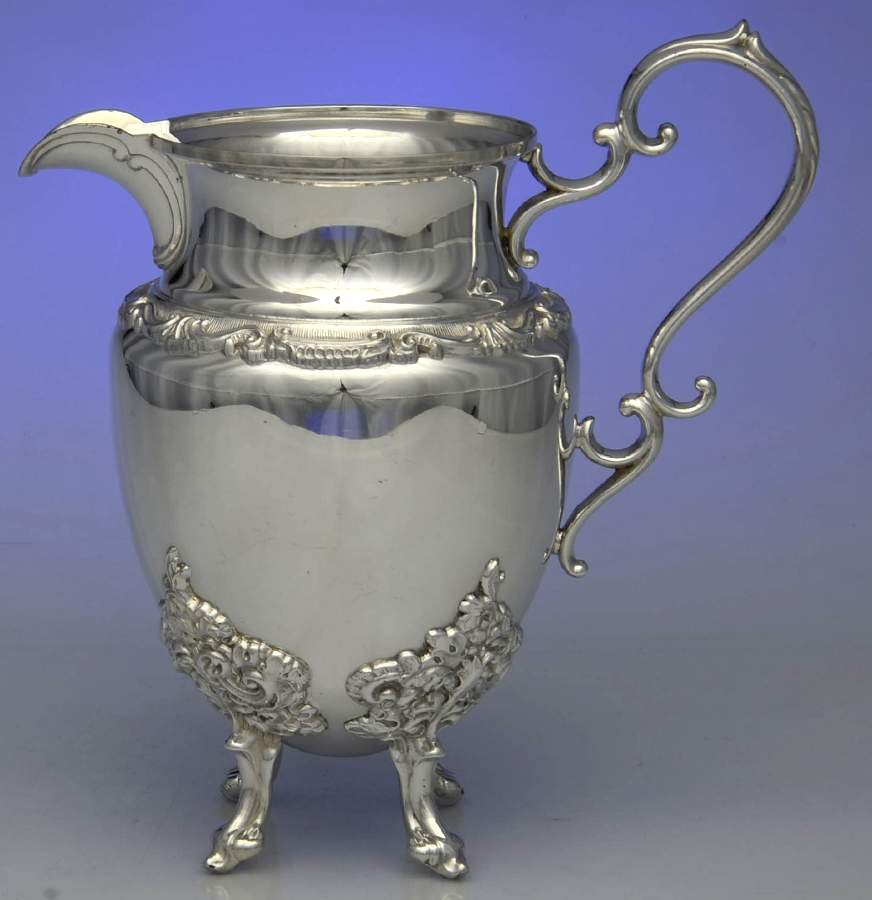 Silverplate Hollowware Silverplate Water Pitcher by Goldfeder Silver Co-1