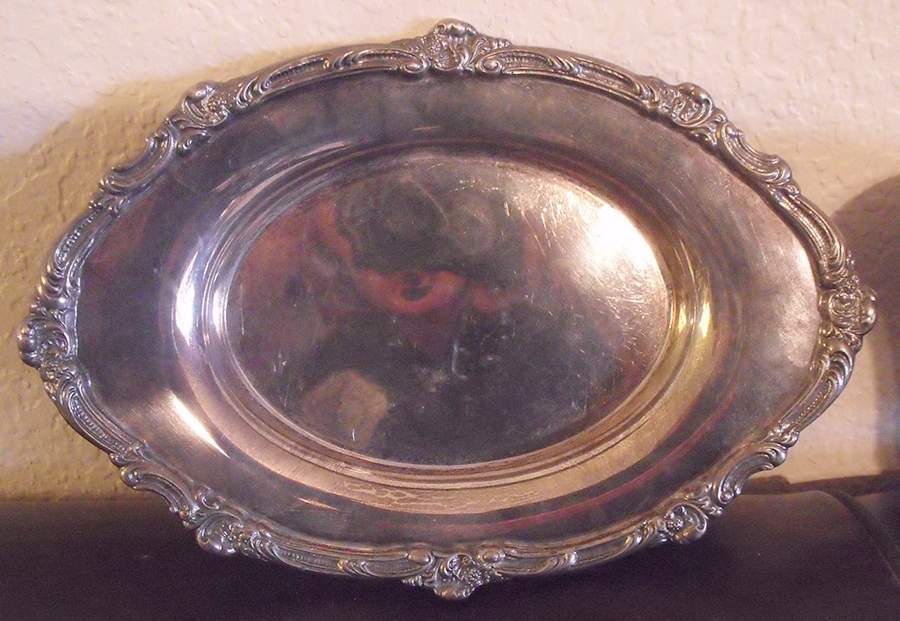 Y1624 (Silverplate, Hollowware) Plated Gravy Underplate by Gorham Silver-1