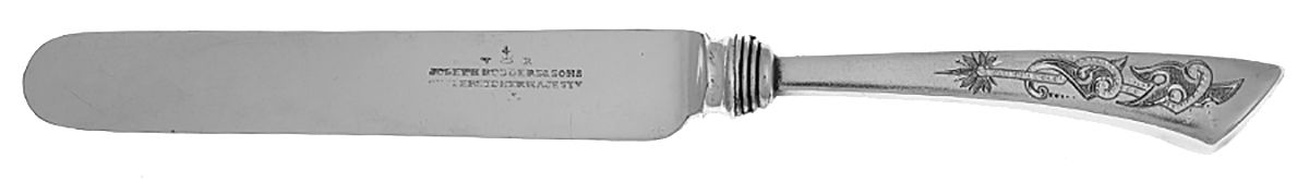 Angelo (Sterling, 1870) Blunt Hollow Knife with Bolster by Gorham Silver-1